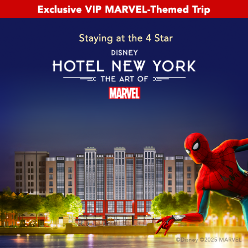 MARVEL Super Hero VIP Themed Coach Trip to Disneyland® Paris’ Ultimate Hero Hotel!