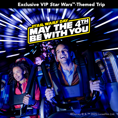 May the 4th Be With You: Star Wars™ Day VIP Coach Trip to Disneyland® Paris!